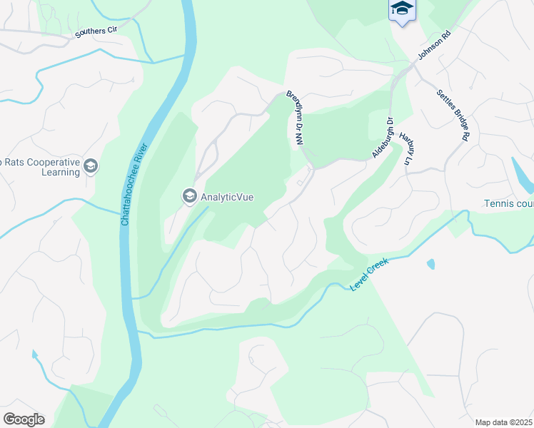 map of restaurants, bars, coffee shops, grocery stores, and more near 5224 Brendlynn Drive Northwest in Suwanee