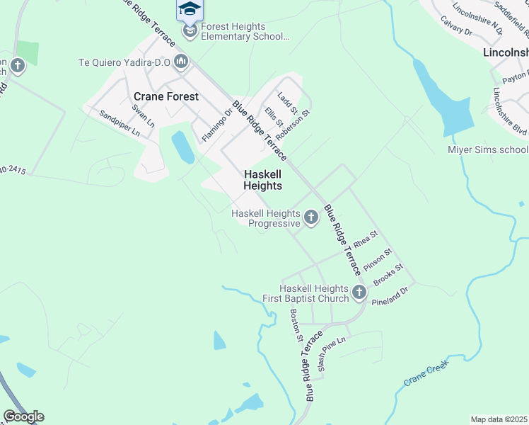 map of restaurants, bars, coffee shops, grocery stores, and more near 1527 Bon Air Drive in Columbia