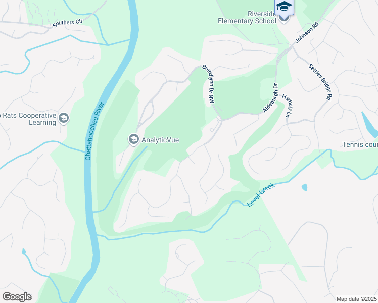 map of restaurants, bars, coffee shops, grocery stores, and more near 5224 Brendlynn Drive Northwest in Suwanee