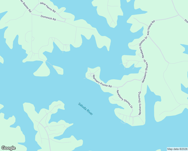 map of restaurants, bars, coffee shops, grocery stores, and more near 291 Mariners Pointe Road in Prosperity