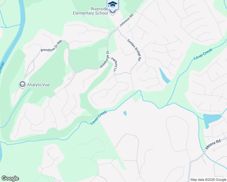 map of restaurants, bars, coffee shops, grocery stores, and more near 5275 Harbury Lane in Suwanee