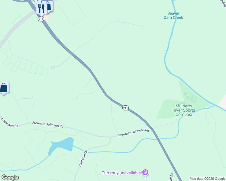 map of restaurants, bars, coffee shops, grocery stores, and more near 1775 Georgia Highway 211 in Hoschton