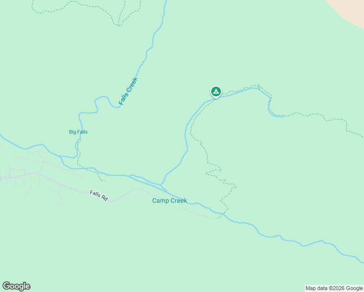 map of restaurants, bars, coffee shops, grocery stores, and more near 9540 Falls Drive in Forest Falls