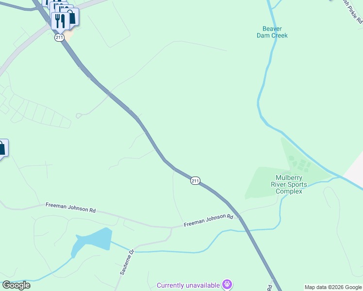 map of restaurants, bars, coffee shops, grocery stores, and more near 1775 Georgia Highway 211 in Hoschton