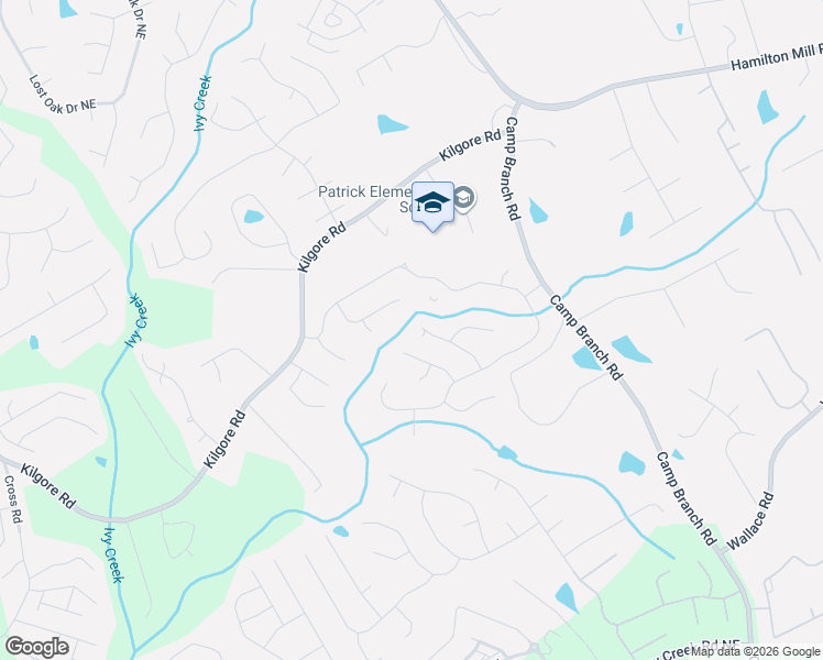 map of restaurants, bars, coffee shops, grocery stores, and more near 2625 Heltonwood Court Northeast in Buford