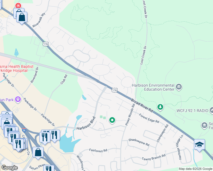 Broad River Rd & Harbison Blvd, Columbia SC Walk Score