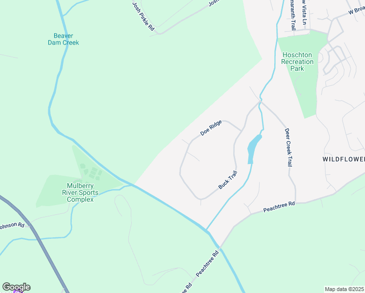 map of restaurants, bars, coffee shops, grocery stores, and more near 346 Doe Ridge in Hoschton
