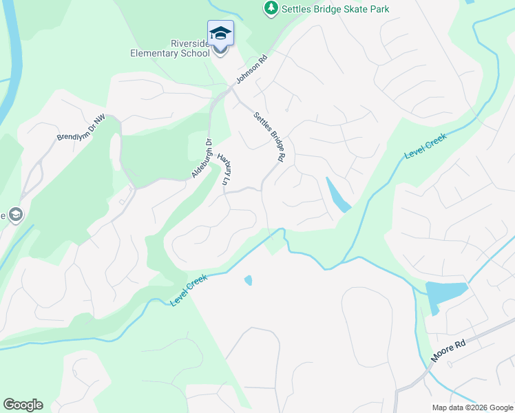 map of restaurants, bars, coffee shops, grocery stores, and more near 302 Bournemouth Drive in Suwanee
