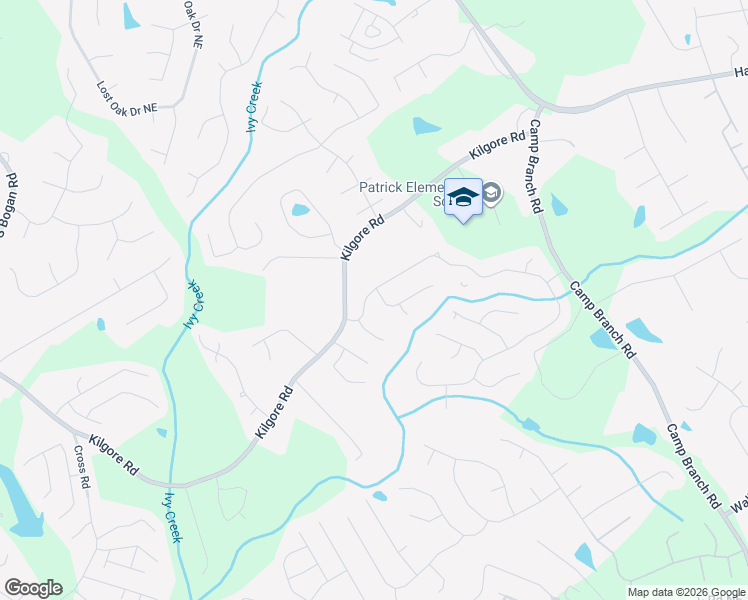 map of restaurants, bars, coffee shops, grocery stores, and more near 2545 Heltonwood Court Northeast in Buford