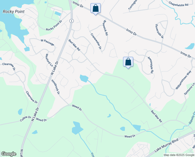 map of restaurants, bars, coffee shops, grocery stores, and more near 29 Carl Weed Court in Columbia