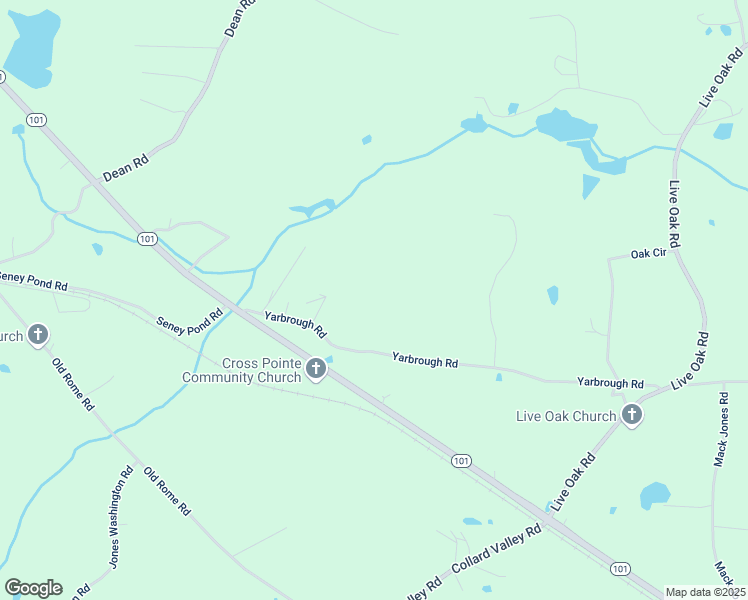 map of restaurants, bars, coffee shops, grocery stores, and more near 185 Yarbrough Road in Aragon