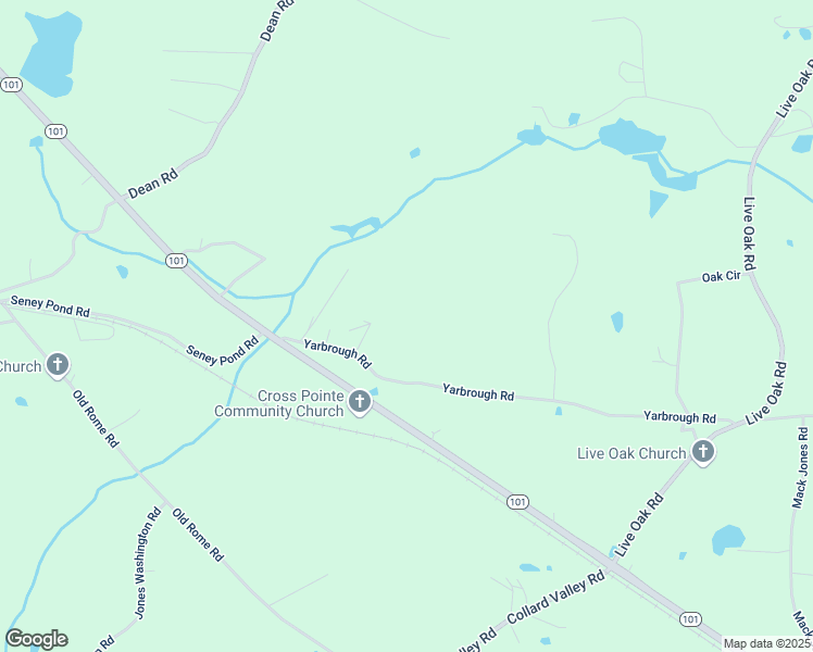 map of restaurants, bars, coffee shops, grocery stores, and more near 185 Yarbrough Road in Aragon