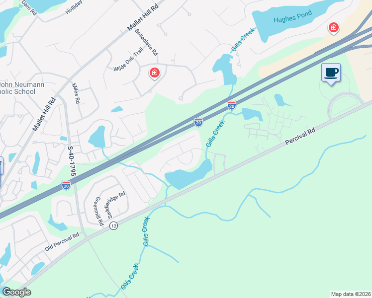 map of restaurants, bars, coffee shops, grocery stores, and more near 226 Marsh Deer Way in Columbia