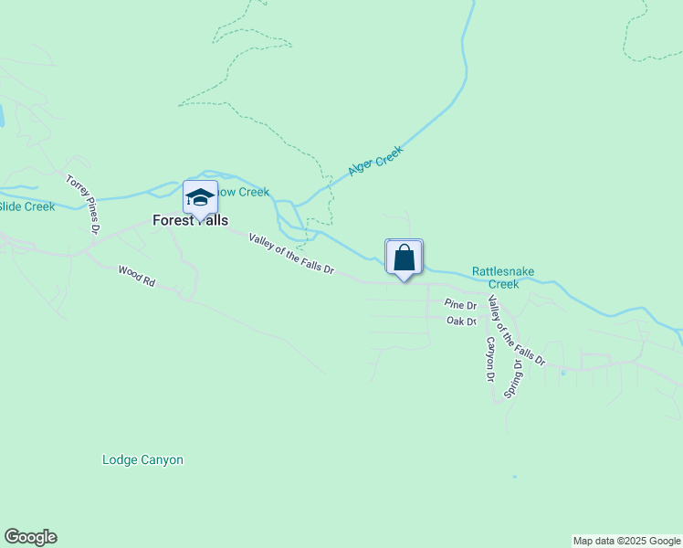 map of restaurants, bars, coffee shops, grocery stores, and more near in Big Bear