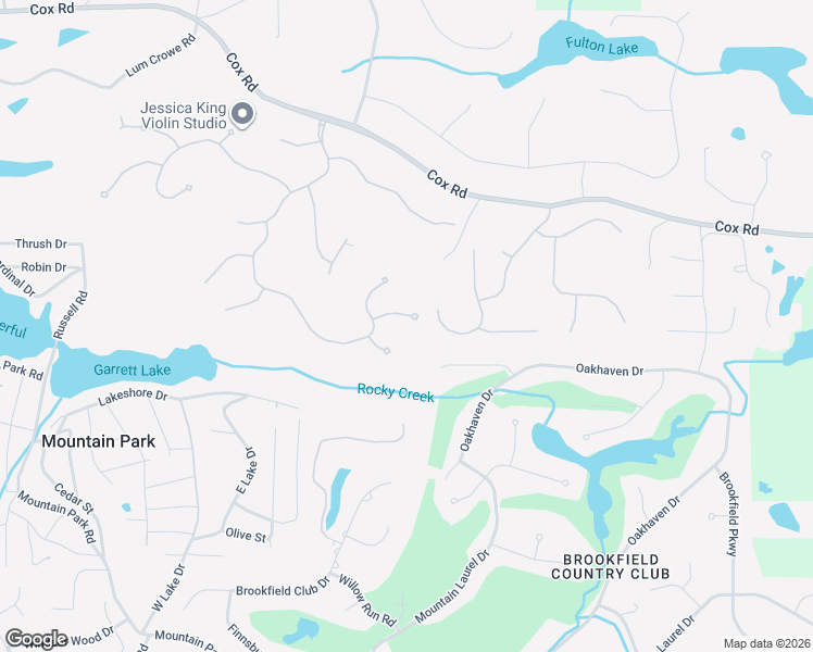 map of restaurants, bars, coffee shops, grocery stores, and more near 510 Grove Park Place in Roswell