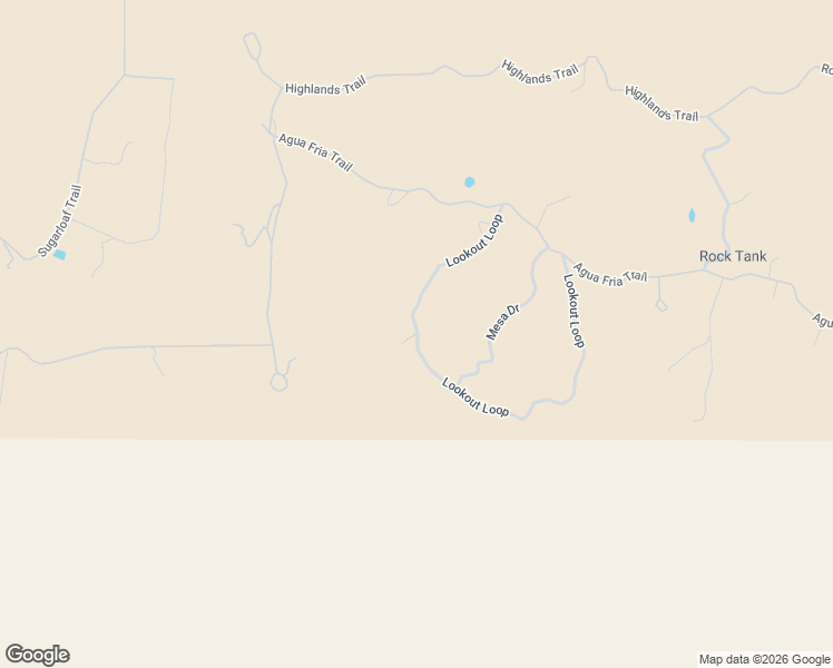 map of restaurants, bars, coffee shops, grocery stores, and more near 76 Lookout Loop in Datil