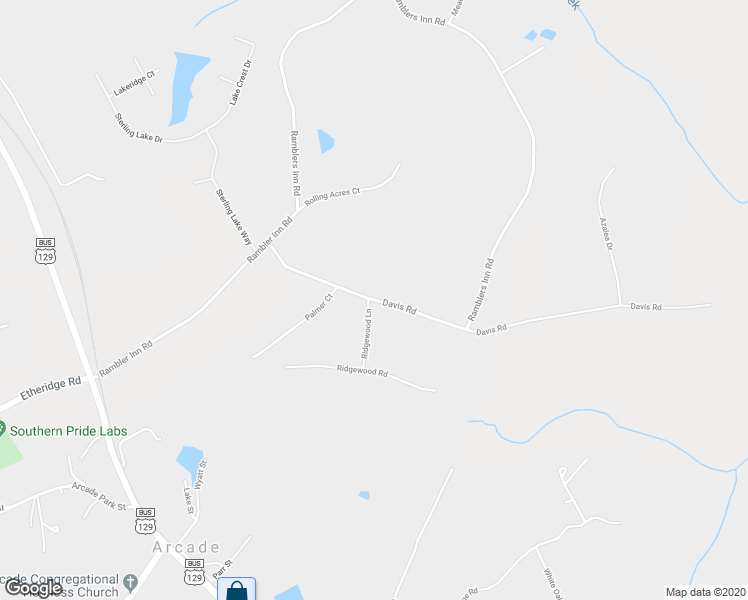 map of restaurants, bars, coffee shops, grocery stores, and more near 310 Davis Road in Jefferson