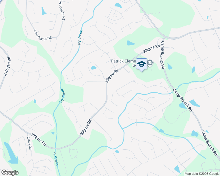 map of restaurants, bars, coffee shops, grocery stores, and more near 2545 Heltonwood Court Northeast in Buford