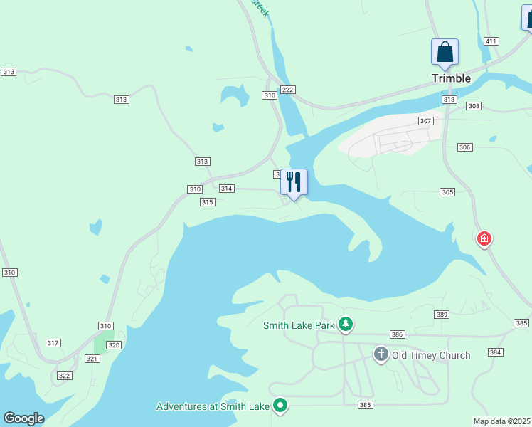 map of restaurants, bars, coffee shops, grocery stores, and more near 261 County Road 312 in Cullman
