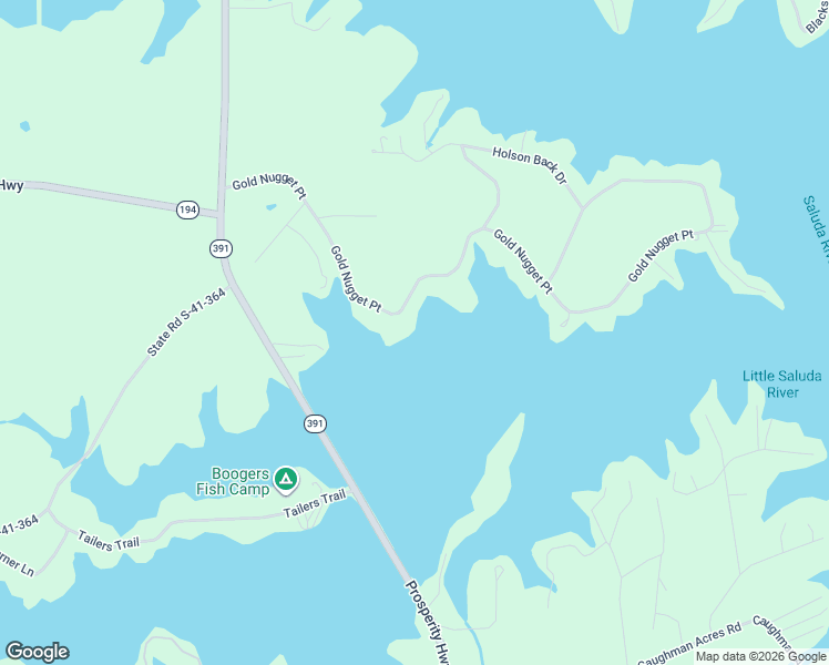 map of restaurants, bars, coffee shops, grocery stores, and more near 388 Goldnugget Point in Prosperity