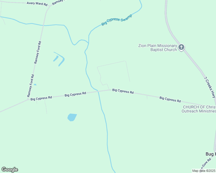 map of restaurants, bars, coffee shops, grocery stores, and more near 906 Big Cypress Road in Nakina