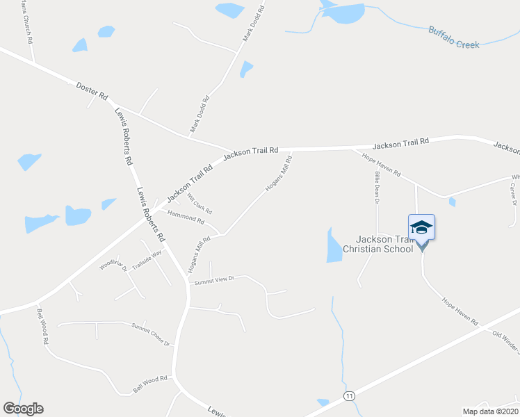 map of restaurants, bars, coffee shops, grocery stores, and more near 231 Hogans Mill Road in Jefferson