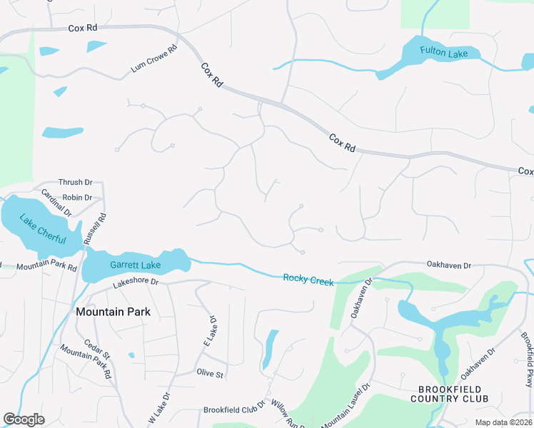 map of restaurants, bars, coffee shops, grocery stores, and more near 460 Prado Terrace in Roswell