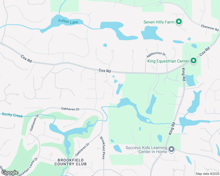 map of restaurants, bars, coffee shops, grocery stores, and more near 12625 Silver Fox Court in Roswell