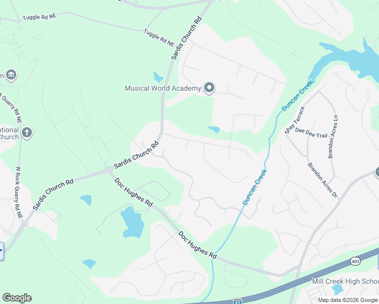 map of restaurants, bars, coffee shops, grocery stores, and more near 2759 Sardis Ridge Court in Buford