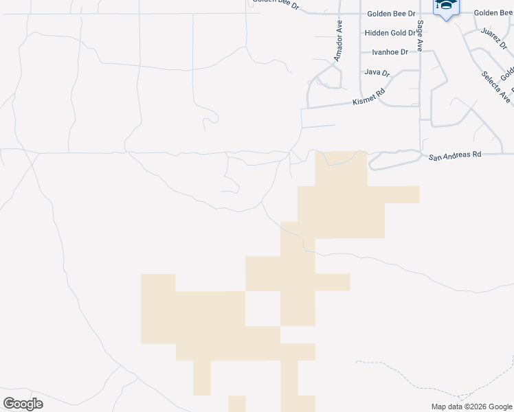 map of restaurants, bars, coffee shops, grocery stores, and more near 56323 Eagles Nest in Yucca Valley