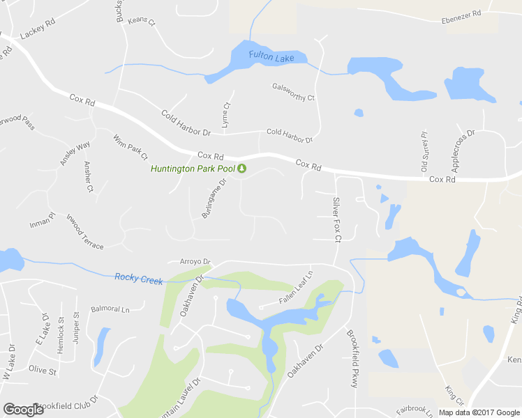 map of restaurants, bars, coffee shops, grocery stores, and more near 5045 Huntwood Way in Roswell