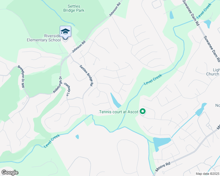 map of restaurants, bars, coffee shops, grocery stores, and more near 512 Antler Lane in Suwanee