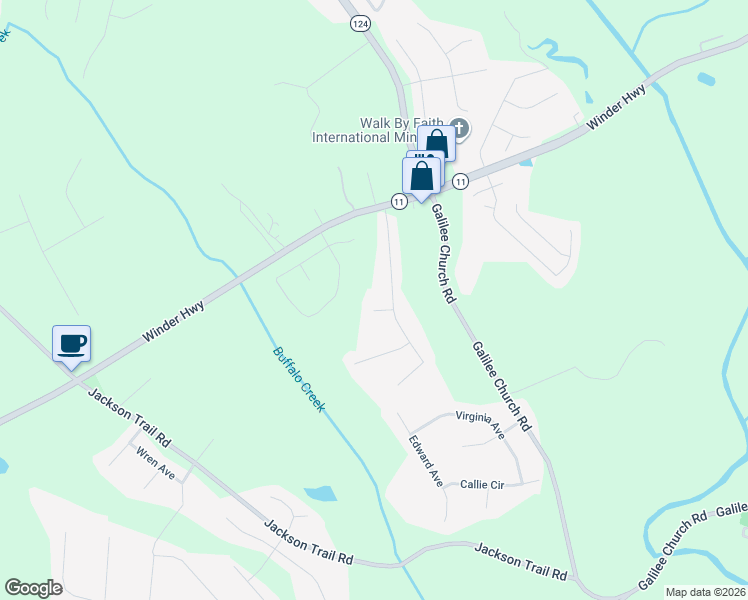 map of restaurants, bars, coffee shops, grocery stores, and more near 48 Andrews Court in Jefferson