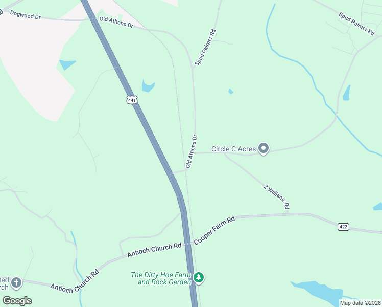 map of restaurants, bars, coffee shops, grocery stores, and more near 2 Watkins Farm Road in Nicholson