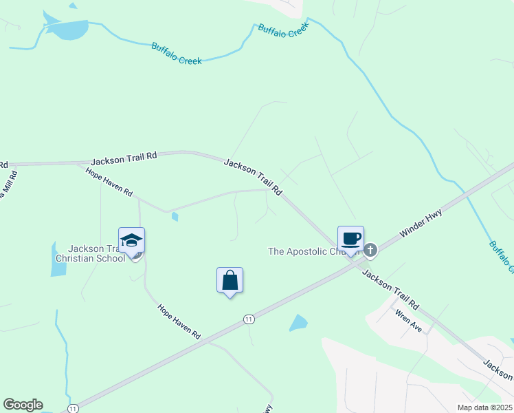 map of restaurants, bars, coffee shops, grocery stores, and more near 474 Whitney Road in Jefferson