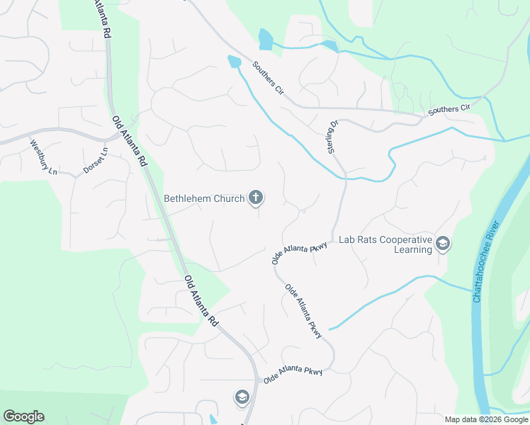 map of restaurants, bars, coffee shops, grocery stores, and more near 5465 Estate View Trace in Suwanee