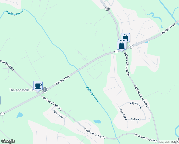 map of restaurants, bars, coffee shops, grocery stores, and more near 354 Paxton LN in Jefferson