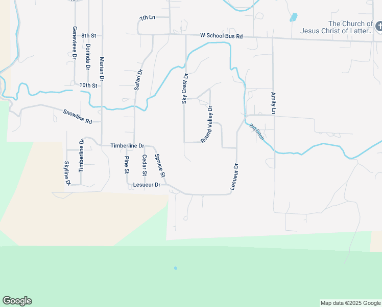 map of restaurants, bars, coffee shops, grocery stores, and more near Round Valley Drive in Eagar