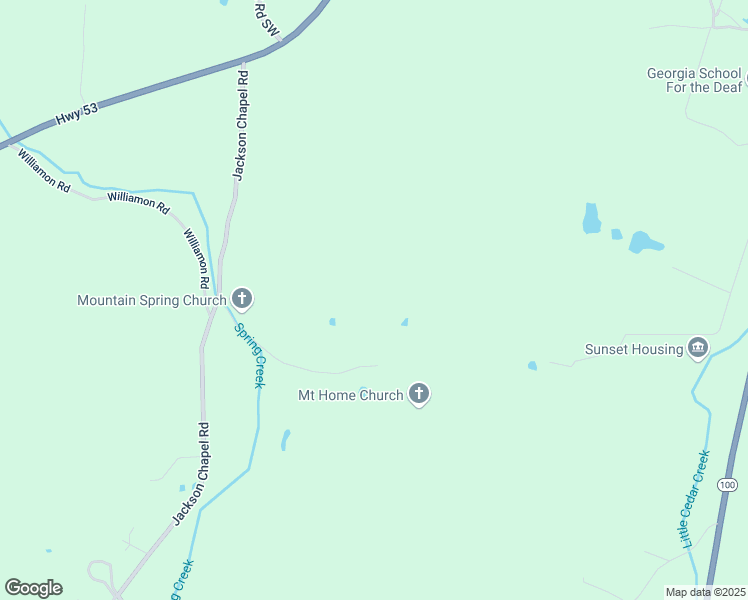 map of restaurants, bars, coffee shops, grocery stores, and more near 219 Agan Road Southwest in Cave Spring