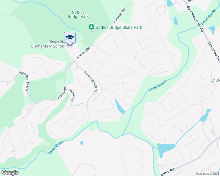 map of restaurants, bars, coffee shops, grocery stores, and more near 557 Antler Lane in Suwanee