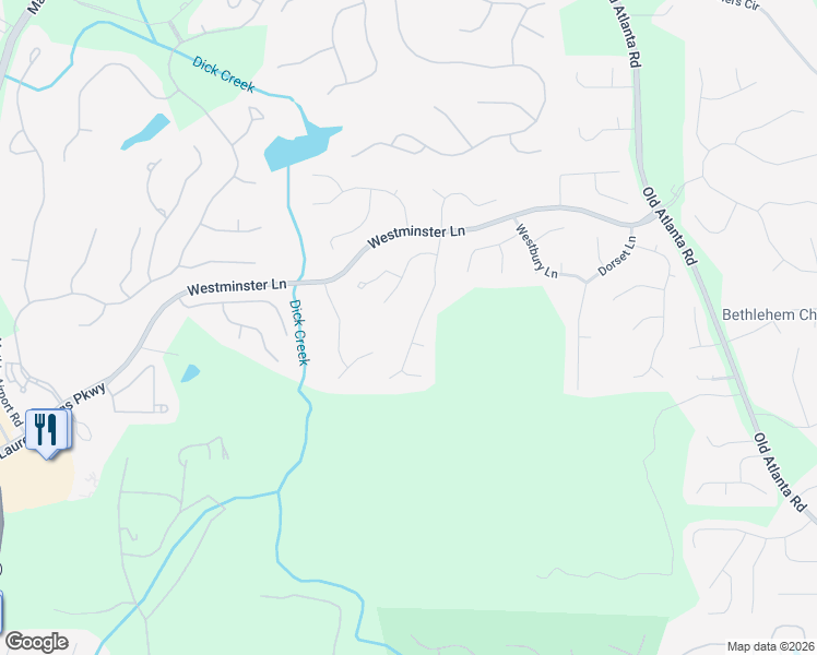 map of restaurants, bars, coffee shops, grocery stores, and more near 4790 Ashwell Lane in Suwanee
