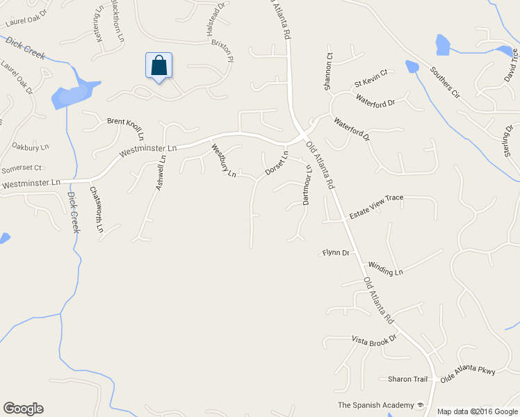 map of restaurants, bars, coffee shops, grocery stores, and more near 5125 Abbotts Court in Suwanee