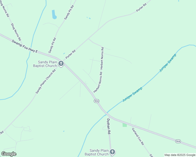 map of restaurants, bars, coffee shops, grocery stores, and more near 138-370 Herbert Norris Road in Tabor City