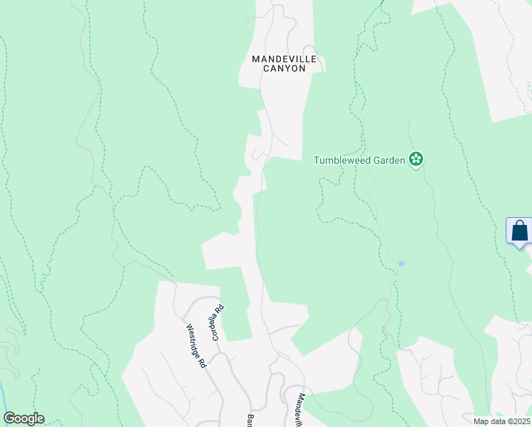 map of restaurants, bars, coffee shops, grocery stores, and more near 2750 Mandeville Canyon Road in Los Angeles