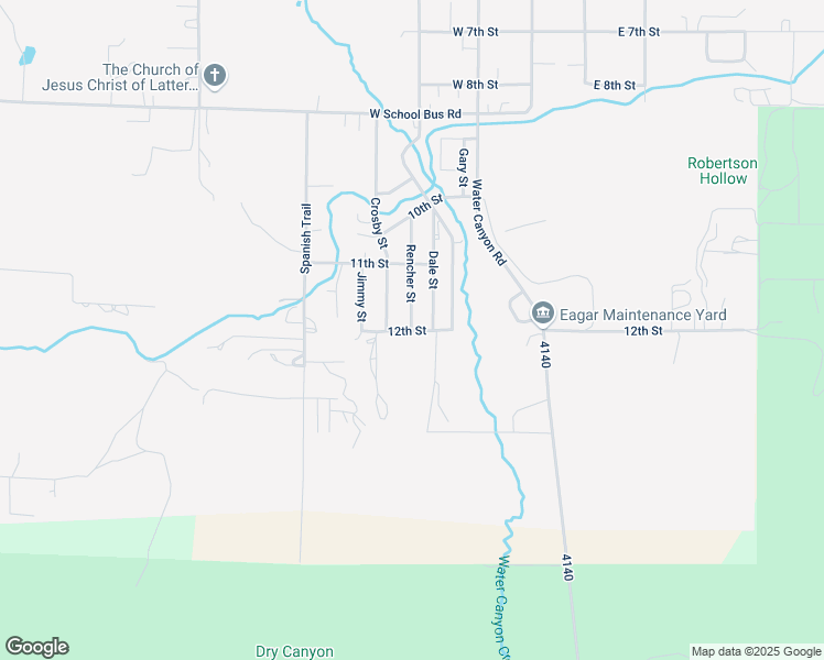 map of restaurants, bars, coffee shops, grocery stores, and more near 1165 Rencher Street in Eagar