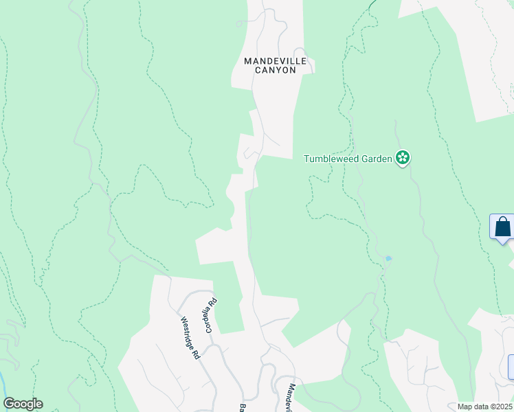 map of restaurants, bars, coffee shops, grocery stores, and more near 2750 Mandeville Canyon Road in Los Angeles