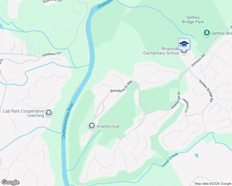 map of restaurants, bars, coffee shops, grocery stores, and more near 5584 Brendlynn Drive Northwest in Suwanee
