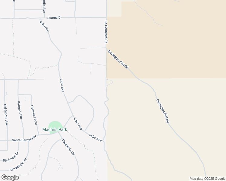 map of restaurants, bars, coffee shops, grocery stores, and more near 8935 La Contenta Road in Yucca Valley