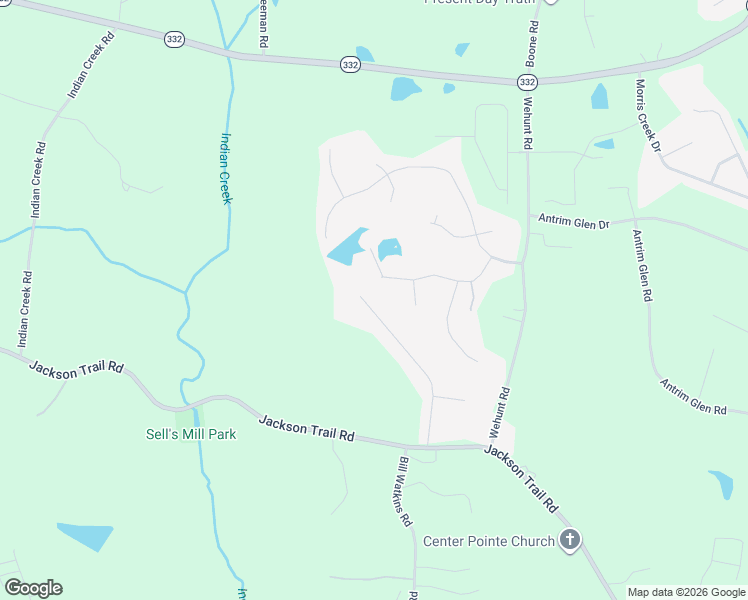 map of restaurants, bars, coffee shops, grocery stores, and more near 406 Kiley Drive in Hoschton