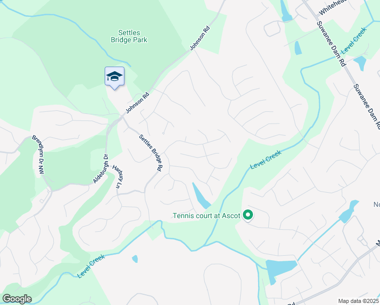 map of restaurants, bars, coffee shops, grocery stores, and more near 524 Running Doe Court in Suwanee